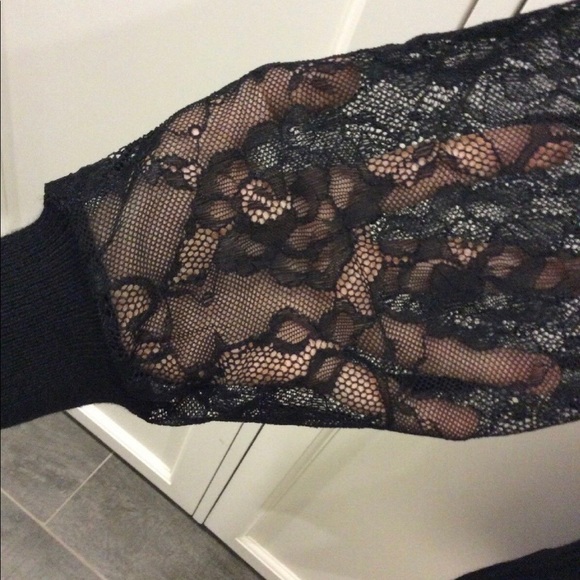 C by Bloomingdale’s Cashmere Black Dress - Picture 5 of 8